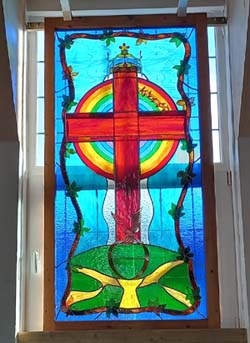 Stained glass window